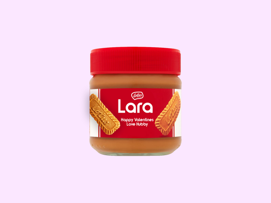 Personalised Biscoff Spread Jar