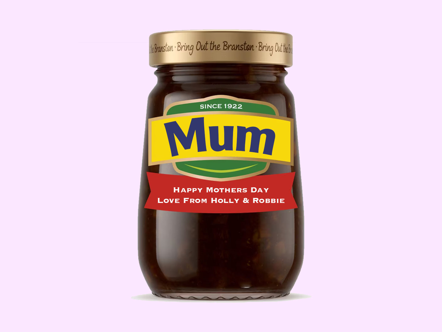 Personalised Branston Pickle Jar