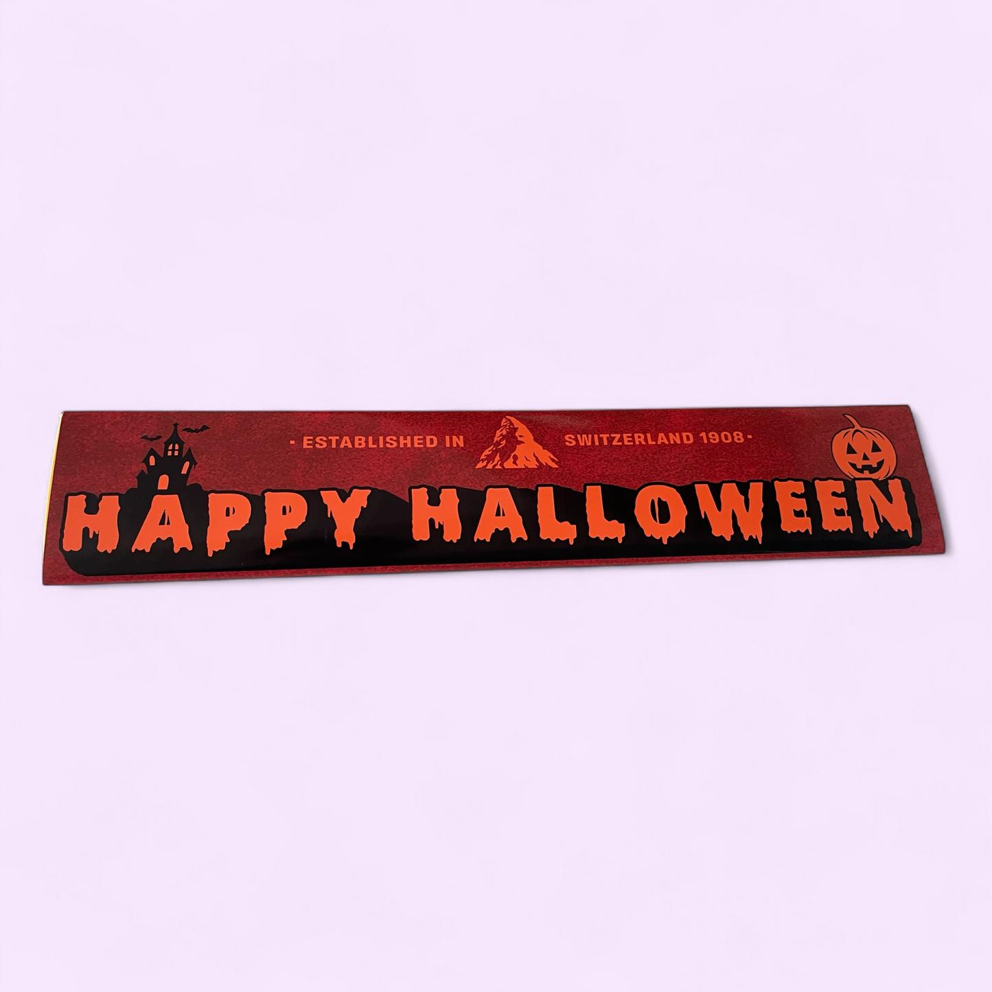 Personalised Halloween Toblerone Bar