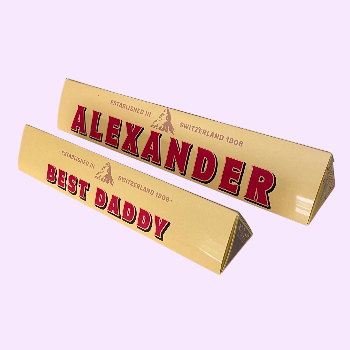 Personalised Toblerone Bar