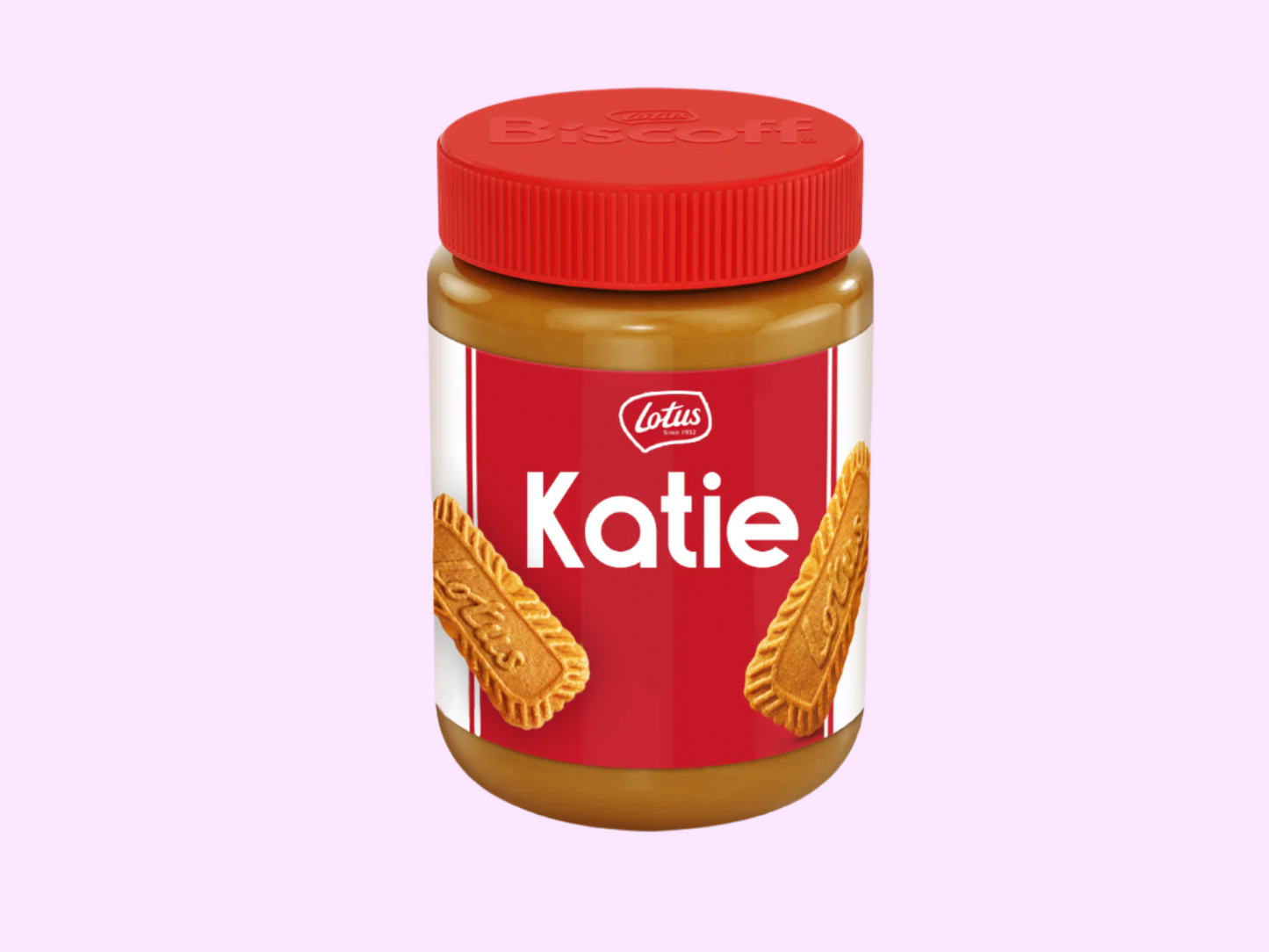 Personalised Biscoff Spread Jar