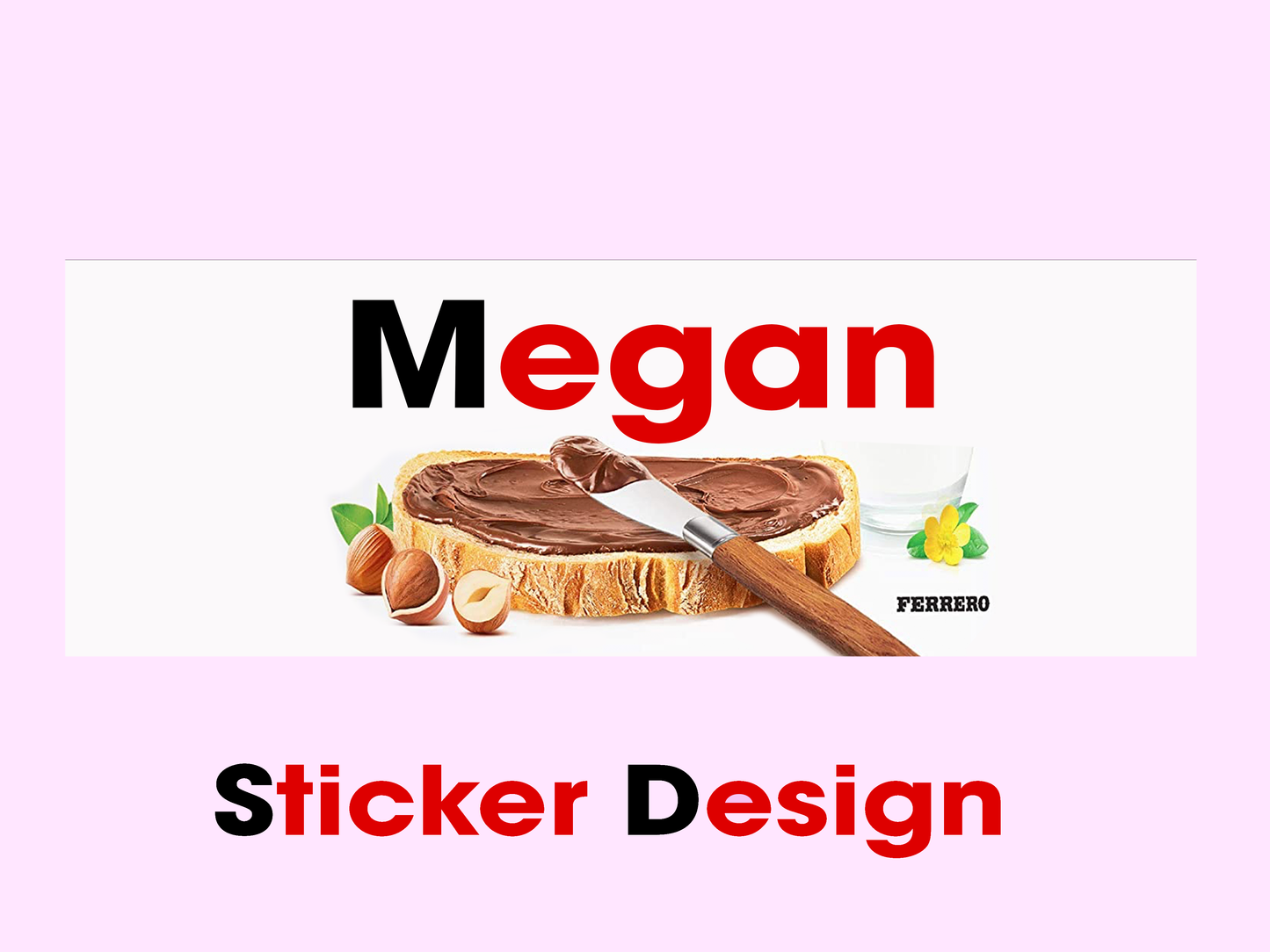 Personalised Nutella Jar
