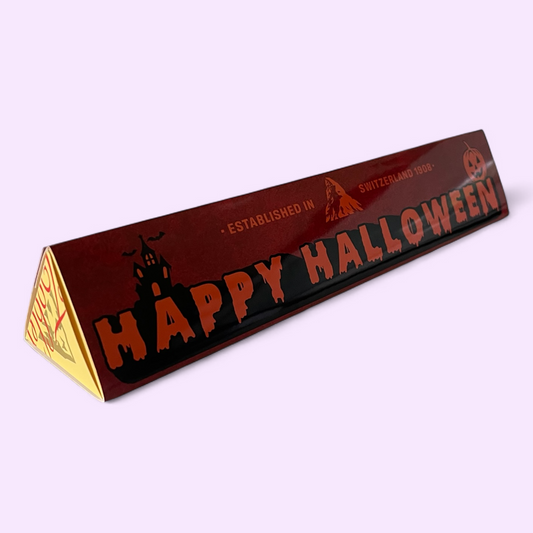 Personalised Halloween Toblerone Bar
