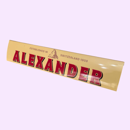 Personalised Toblerone Bar