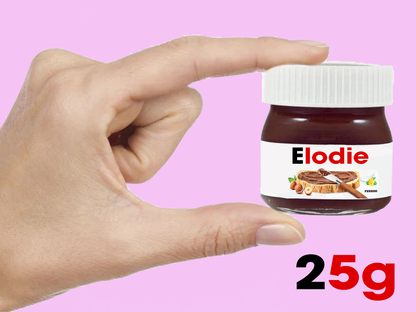 Personalised Nutella Jar